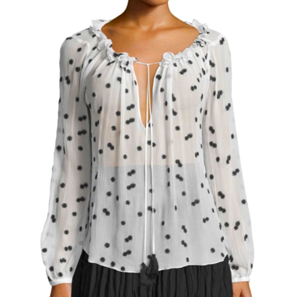 Elizabeth and James losaida sheer top medium $365